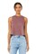 BELLA+CANVAS Racerback Crop Top for Women Gym Wear, Workout, Yoga & Casual Sleeveless Street Style Tank